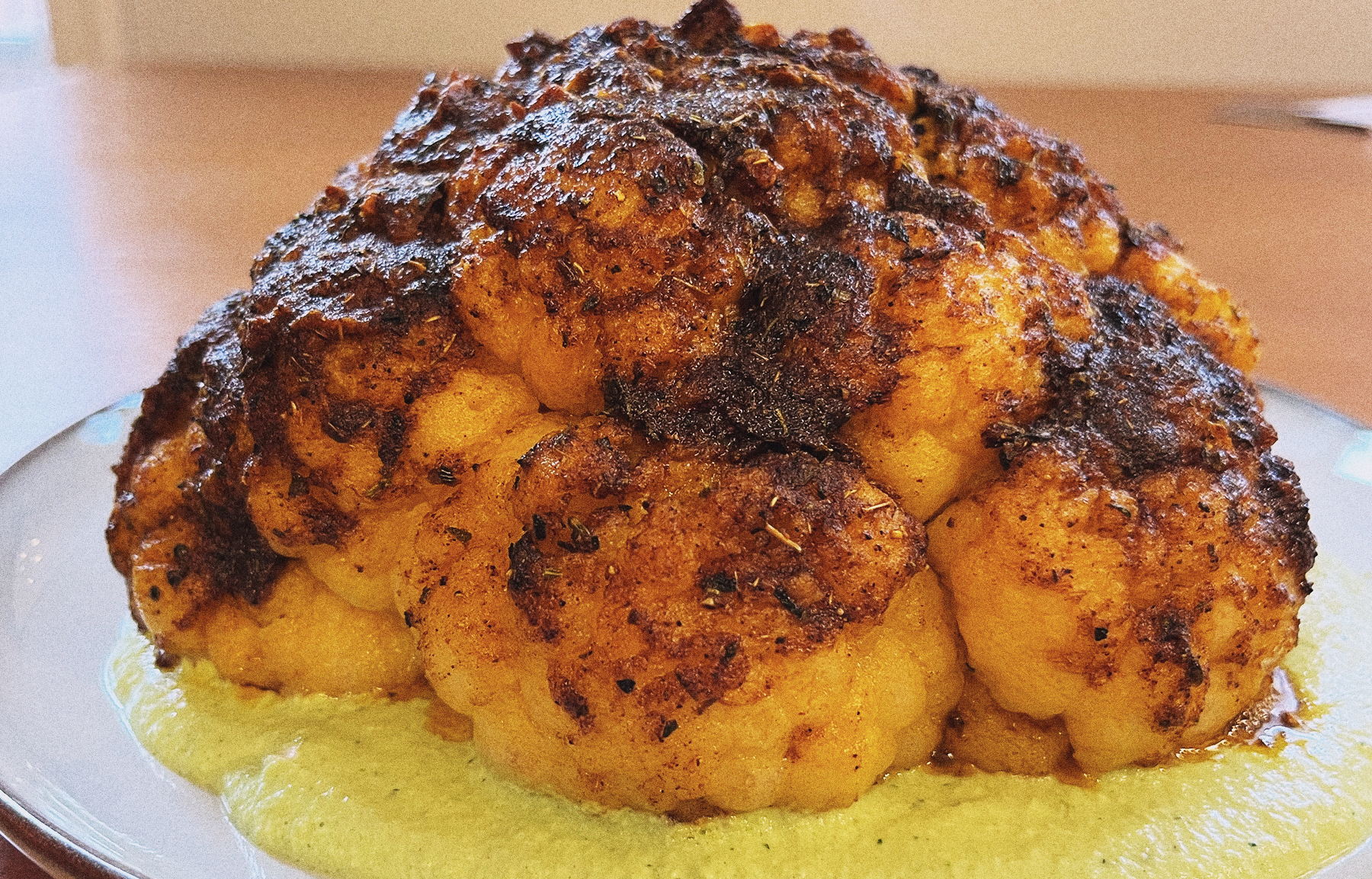 Roasted Cauliflower with Garlic Butter